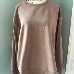 Athleta Snap-sides Velour Sweatshirt